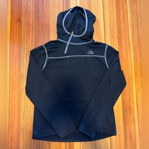 Black L.L.Bean kids wicked warm long underwear expedition weight balaclava t +b